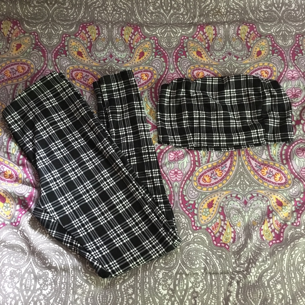 Fashion Nova Checked Set